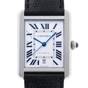 カルティエ - タンクソロ XL | CARTIER | WSTA0029 | SS シルバー文字盤 自動巻き レザー | 中古