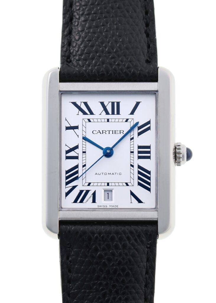 カルティエ - タンクソロ XL | CARTIER | WSTA0029 | SS シルバー文字盤 自動巻き レザー | 中古