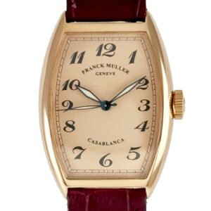 フランクミュラー - カサブランカ | FRANCK MULLER | 5850 CASABLANCA | PG ピンク文字盤 自動巻き レザー | 委託品 | 中古