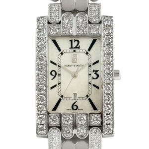 ハリーウィンストン - アヴェニュー ミッドサイズ | HARRY WINSTON | AVEQHM26WW027 | WG シェル文字盤 クォーツ ブレスレット | 委託品 | 中古