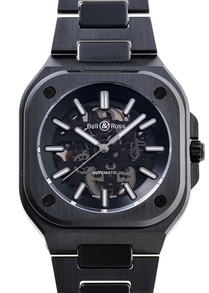 ベル&ロス - BR05 | BELL&ROSS | BR05A-BL-SK-CE/SCE | スケルトン文字盤 自動巻き ブレスレット | 未使用品