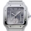 カルティエ - サントス ドゥ カルティエ デュアルタイムゾーン | CARTIER | WSSA0076 | SS グレー文字盤 自動巻き ブレスレット | 中古