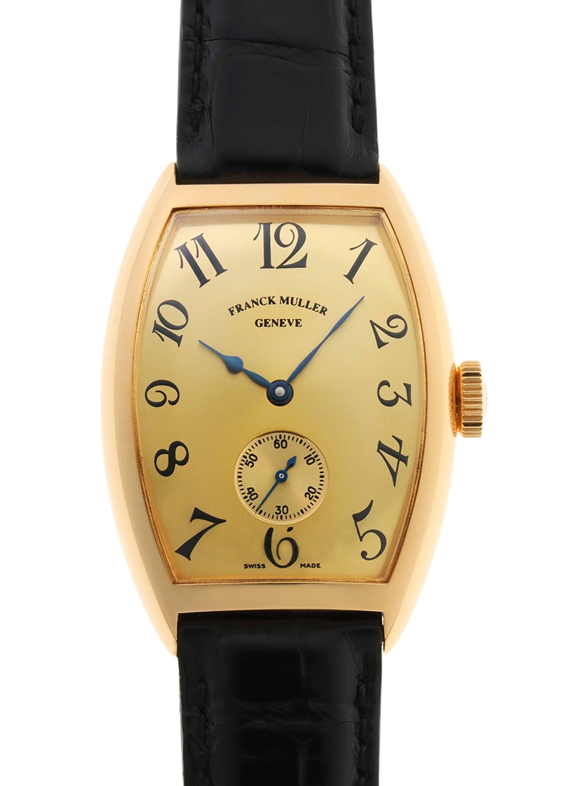フランクミュラー - トノウカーベックス | FRANCK MULLER | 5850S6 | YG シャンパン文字盤 自動巻き レザー | 委託品 | 中古