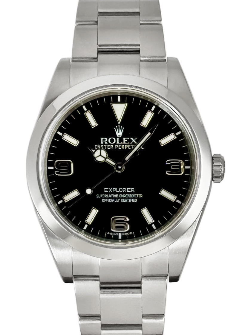 ロレックス - オイスターパーペチュアル エクスプローラーI | ROLEX | 214270 | SS 黒文字盤 自動巻き ブレスレット | 中古