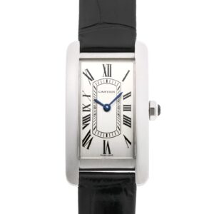 カルティエ - タンクアメリカン SM | CARTIER | WSTA0082 | SS シルバー文字盤 クォーツ レザー | 中古