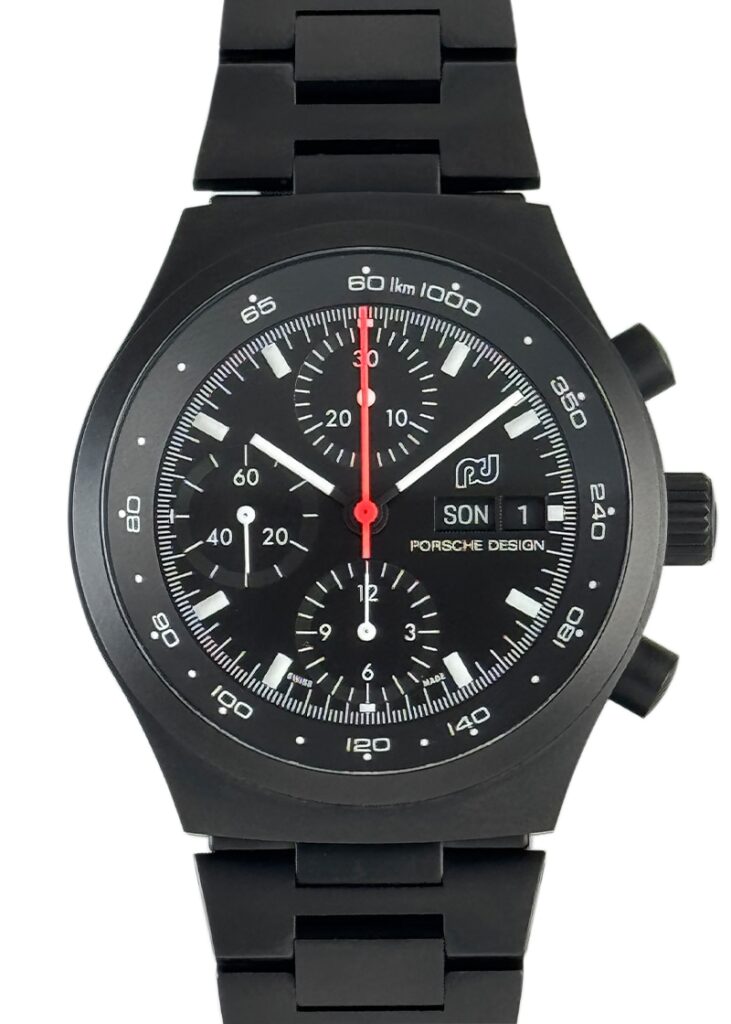 ポルシェデザイン - クロノグラフ1 1972 リミテッドエディション 500本限定 | PORSCHE DESIGN | 6041.7.01.001.01.5 | TI 黒文字盤 自動巻き ブレスレット | 委託品 | 中古