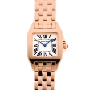 カルティエ - サントス ドゥモワゼル SM | CARTIER | W25073X9 | PG シルバー文字盤 クォーツ ブレスレット | 中古
