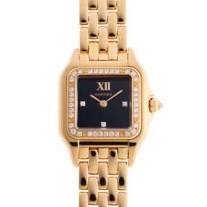 カルティエ - パンテール ドゥ カルティエ SM | CARTIER | WJPN0053 | YG 黒文字盤 クォーツ ブレスレット | 未使用品