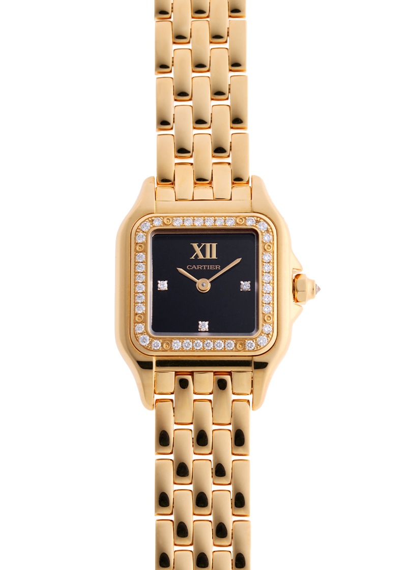 カルティエ - パンテール ドゥ カルティエ SM | CARTIER | WJPN0053 | YG 黒文字盤 クォーツ ブレスレット | 未使用品