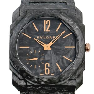 ブルガリ - オクト フィニッシモ カーボンゴールド オートマティック | BVLGARI | 103779 | カーボン グレー文字盤 自動巻き ブレスレット | 委託品 | 中古
