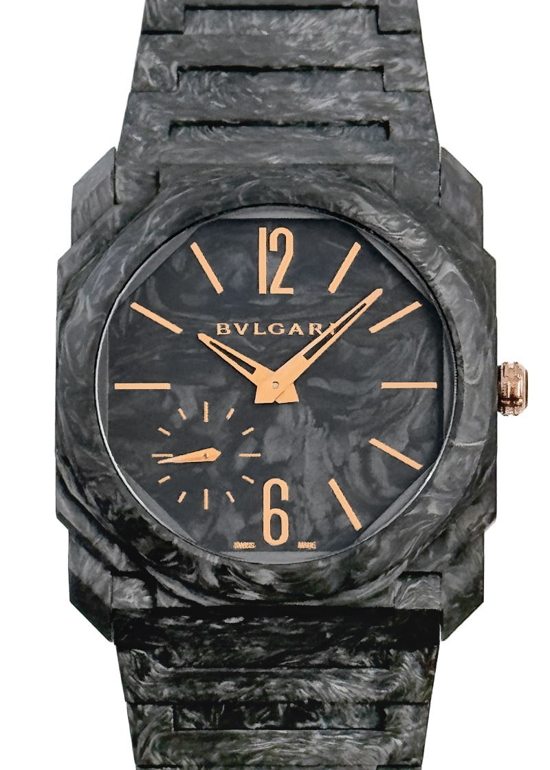 ブルガリ - オクト フィニッシモ カーボンゴールド オートマティック | BVLGARI | 103779 | カーボン グレー文字盤 自動巻き ブレスレット | 委託品 | 中古