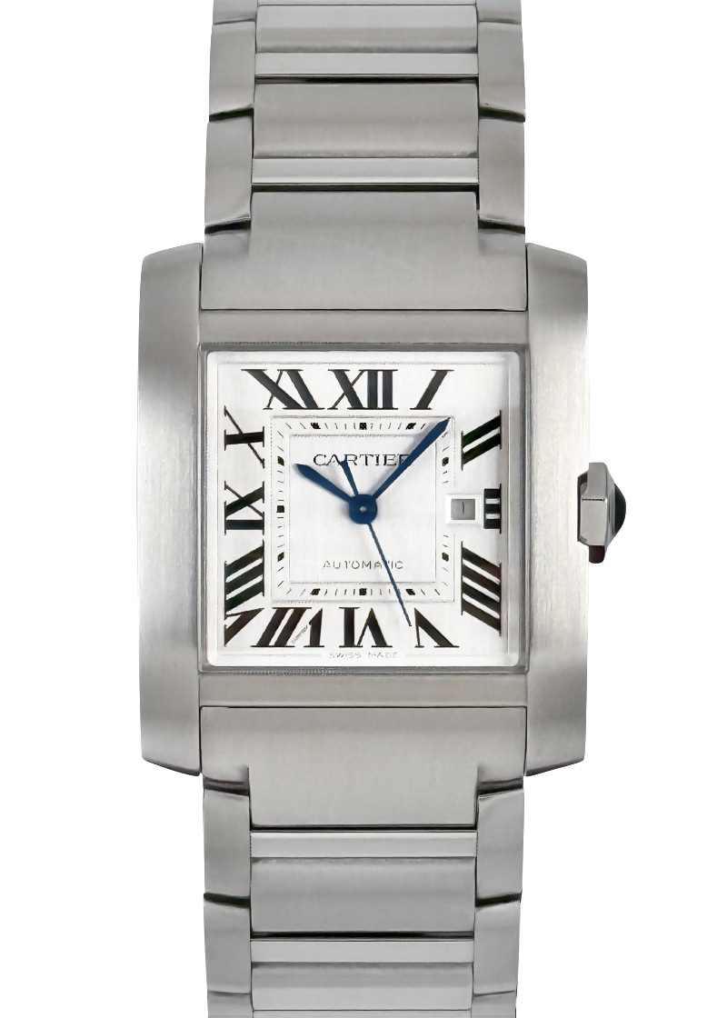 カルティエ - タンクフランセーズ LM | CARTIER | WSTA0067 | SS シルバー文字盤 自動巻き ブレスレット | 中古