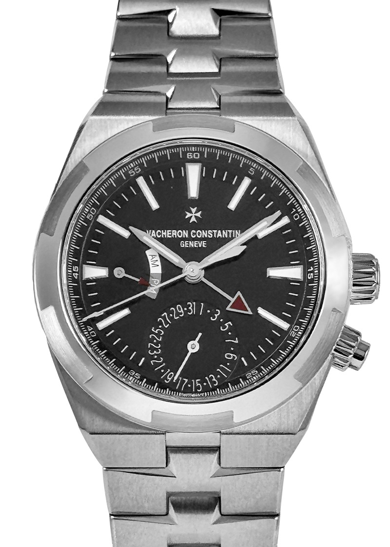ヴァシュロンコンスタンタン - オーヴァーシーズ デュアルタイム | VACHERON CONSTANTIN | 7900V/110A-B546 | SS 黒文字盤 自動巻き ブレスレット | 委託品