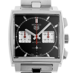 タグホイヤー - モナコ クロノグラフ | TAG HEUER | CBL2113.BA0644 | SS 黒文字盤 自動巻き ブレスレット | 未使用品