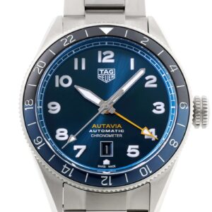 タグホイヤー - オータヴィア 60周年アニバーサリー GMT | TAG HEUER | WBE511A.BA0650 | SS ブルー文字盤 自動巻き ブレスレット | 未使用品