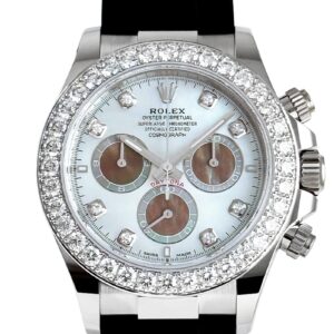 ロレックス - オイスターパーペチュアル コスモグラフ デイトナ | ROLEX | 126589RBR | WG ホワイトシェル / ブラックシェル文字盤 自動巻き ラバー