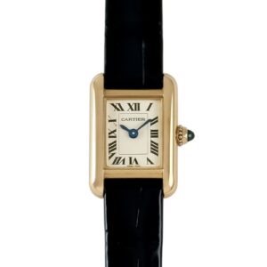 カルティエ - タンク ルイ カルティエ ミニ | CARTIER | WGTA0212 | YG シルバー文字盤 クォーツ レザー | 中古