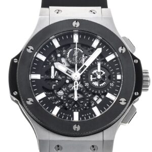 ウブロ - ビッグバン アエロバン スチールセラミック | HUBLOT | 311.SM.1170.GR | SS スケルトン文字盤 自動巻き ラバー | 中古