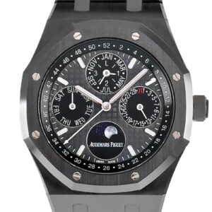 オーデマピゲ - ロイヤルオーク パーペチュアルカレンダー | AUDEMARS PIGUET | 26579CE.OO.1225CE.01 | CE グレー文字盤 自動巻き ブレスレット| 委託品 | 中古
