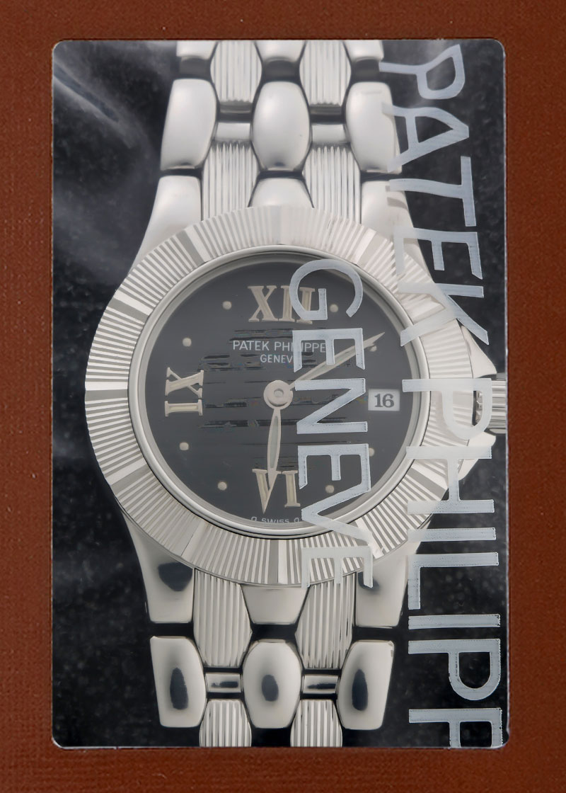 パテックフィリップ - ネプチューン | PATEK PHILIPPE | 4880/1A-010 | SS 黒文字盤 クォーツ ブレスレット | レストア