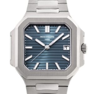 パテックフィリップ - キュビタス | PATEK PHILIPPE | 7128/1G-001 | WG ブルー文字盤 自動巻き ブレスレット