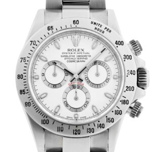 ロレックス - オイスター パーペチュアル コスモグラフ デイトナ | ROLEX | 116520 | SS 白文字盤 自動巻き ブレスレット | 中古