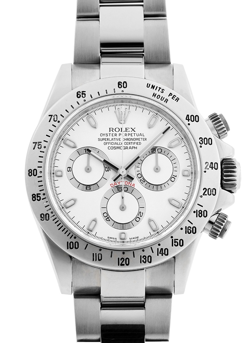 ロレックス - オイスター パーペチュアル コスモグラフ デイトナ | ROLEX | 116520 | SS 白文字盤 自動巻き ブレスレット | 中古