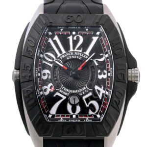 フランクミュラー - コンキスタドール グランプリ | FRANCK MULLER | 9900SCDT GPG | TI 黒文字盤 自動巻き ラバー | 中古