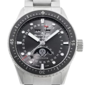 ブランパン - フィフティファゾムス バチスカーフ コンプリートカレンダー | BLANCPAIN | 5054 1110 71S | SS グレー文字盤 自動巻き ブレスレット | 中古