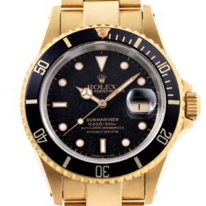 ロレックス - オイスターパーペチュアル サブマリーナー デイト | ROLEX | 16618 | YG 黒文字盤 自動巻き ブレスレット | 中古