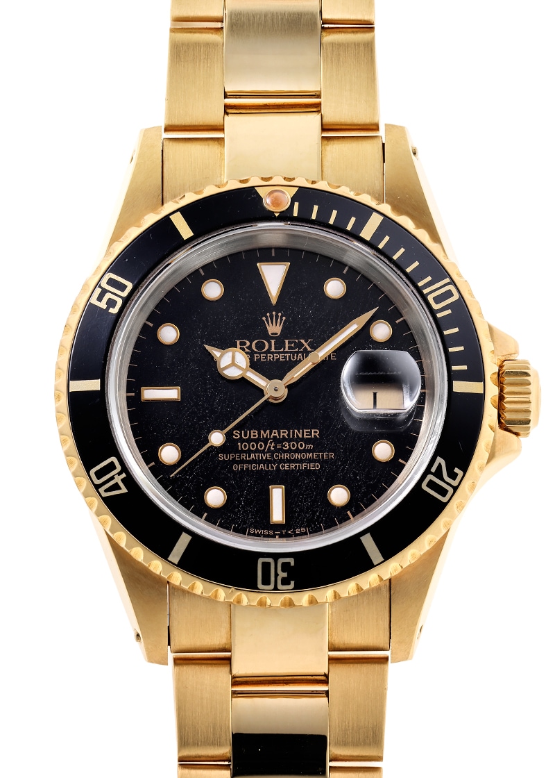 ロレックス - オイスターパーペチュアル サブマリーナー デイト | ROLEX | 16618 | YG 黒文字盤 自動巻き ブレスレット | 中古