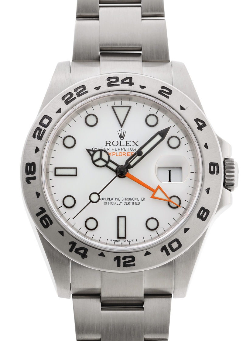 ロレックス - オイスター パーペチュアル エクスプローラー II | ROLEX | 216570 | SS 白文字盤 自動巻き ブレスレット | 中古
