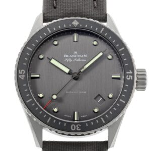 ブランパン - フィフティファゾムス バチスカーフ | BLANCPAIN | 5000-1210-G52A | TI グレー文字盤 自動巻き キャンバス | 中古