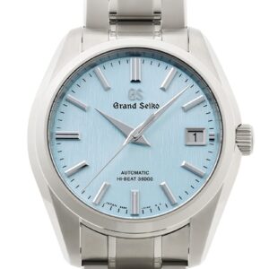 グランドセイコー - ヘリテージコレクション メカニカルハイビート 36000 氷瀑 | GRAND SEIKO | SBGH349(9S85-02E0) | TI アイスブルー文字盤 自動巻き ブレスレット | 未使用品