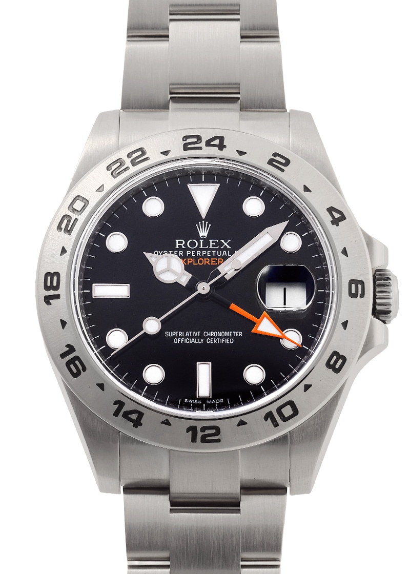 ロレックス - オイスター パーペチュアル エクスプローラー II | ROLEX | 216570 | SS 黒文字盤 自動巻き ブレスレット | 中古