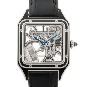 カルティエ - サントス デュモン マイクロローター スケルトンウォッチ | CARTIER | WHSA0044 | SS スケルトン文字盤 自動巻き レザー | 委託品 | 未使用品
