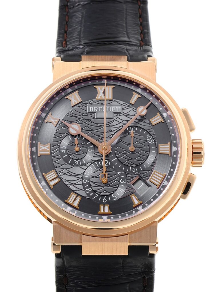 ブレゲ - マリーン | BREGUET | 5527BR/G3/9WV | RG グレー文字盤 自動巻き レザー