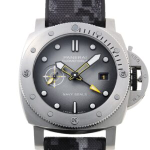 オフィチーネパネライ - サブマーシブル GMT ネイビーシールズ | OFFICINE PANERAI | PAM01323 | SS グレー文字盤 自動巻き ラバー | 中古