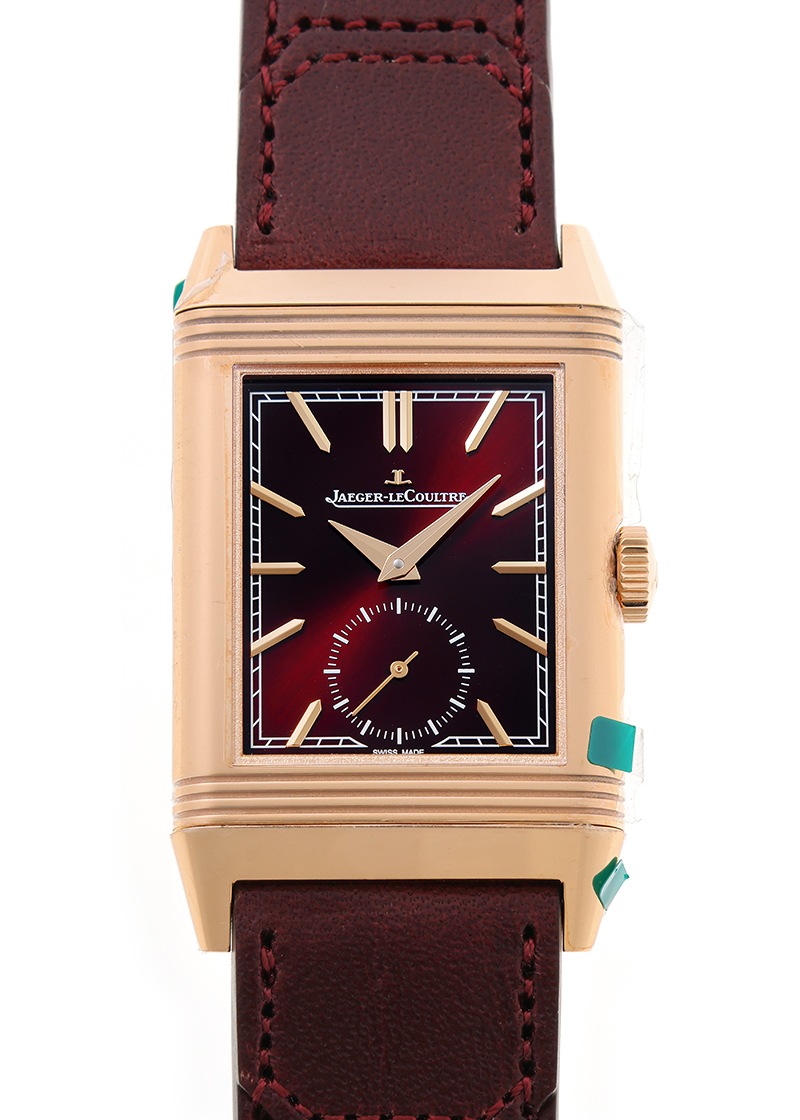 ジャガールクルト - レベルソ トリビュート | JAEGER LECOULTRE | Q713256J | PG バーガンディ文字盤 手巻き レザー