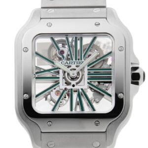 カルティエ - サントス ドゥ カルティエ LM | CARTIER | WHSA0028 | SS スケルトン文字盤 手巻き ブレスレット | 未使用品