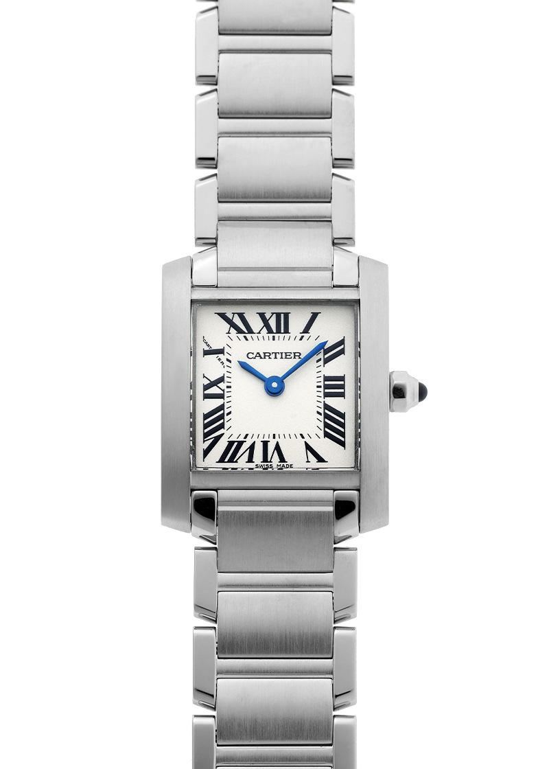 カルティエ - タンクフランセーズ SM | CARTIER | W51008Q3 | SS 白文字盤 クォーツ ブレスレット | 中古