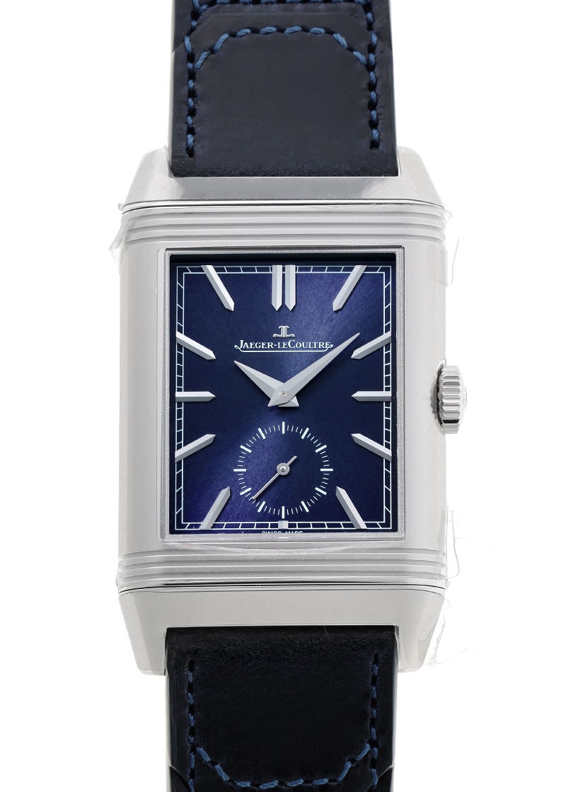 ジャガールクルト - レベルソ トリビュート デュオ スモールセコンド | JAEGER LECOULTRE | Q3988481(215.8.D4) | SS ブルー 文字盤 手巻き レザー | 未使用品