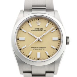 ロレックス - オイスター パーペチュアル 36 | ROLEX | 126000 | SS ベージュ文字盤 自動巻き ブレスレット