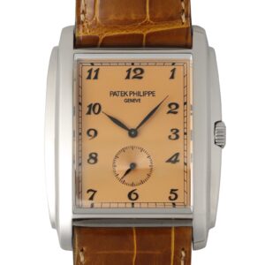 パテックフィリップ - ゴンドーロ | PATEK PHILIPPE | 5124G-001 | WG ピンク文字盤 手巻き レザー | 入荷予定 | 中古