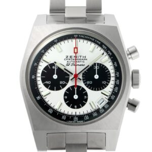 ゼニス - クロノマスター エル・プリメロ A384 リバイバル | ZENITH | 03.A384.400/21.M384 | SS 白/黒文字盤 自動巻き ブレスレット | 未使用品