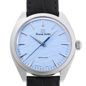 グランドセイコー - エレガンスコレクション 御神渡り | GRAND SEIKO | SBGY007(9R31-0AD0) | SS ブルー文字盤 スプリングドライブ レザー | 未使用品