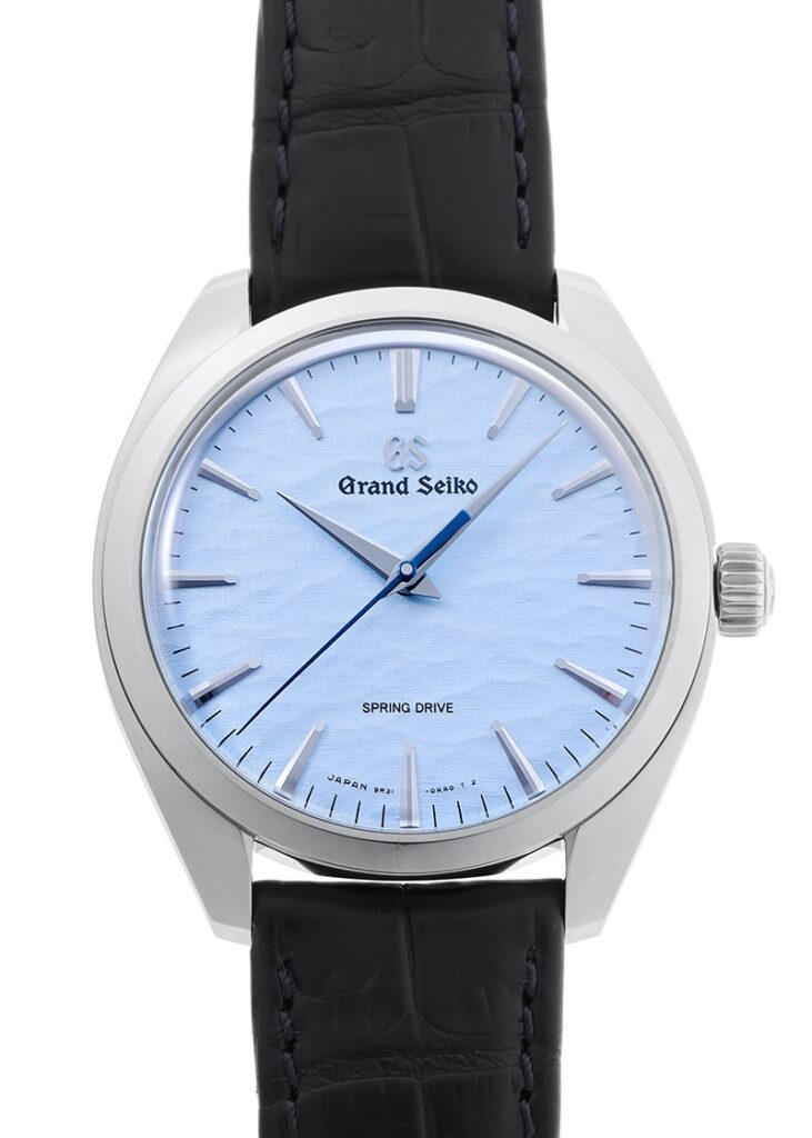 グランドセイコー - エレガンスコレクション 御神渡り | GRAND SEIKO | SBGY007(9R31-0AD0) | SS ブルー文字盤 スプリングドライブ レザー | 未使用品