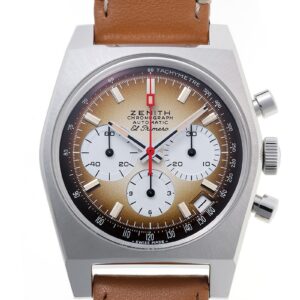 ゼニス - クロノマスター リバイバル エルプリメロ A385 | ZENITH | 03.A384.400/385.C855 | SS ブラウン文字盤 自動巻き レザー | 未使用品