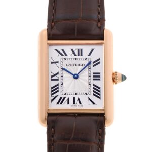 カルティエ - タンク ルイ カルティエ LM | CARTIER | WGTA0011 | PG シルバー文字盤 手巻き レザー | 中古