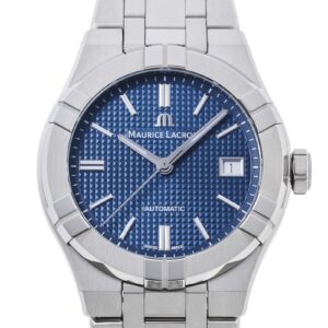 モーリス ラクロア - アイコン オートマティック デイト | MAURICE LACROIX | AI6007-SS002-430-1 | SS ブルー文字盤 自動巻き ブレスレット | 未使用品